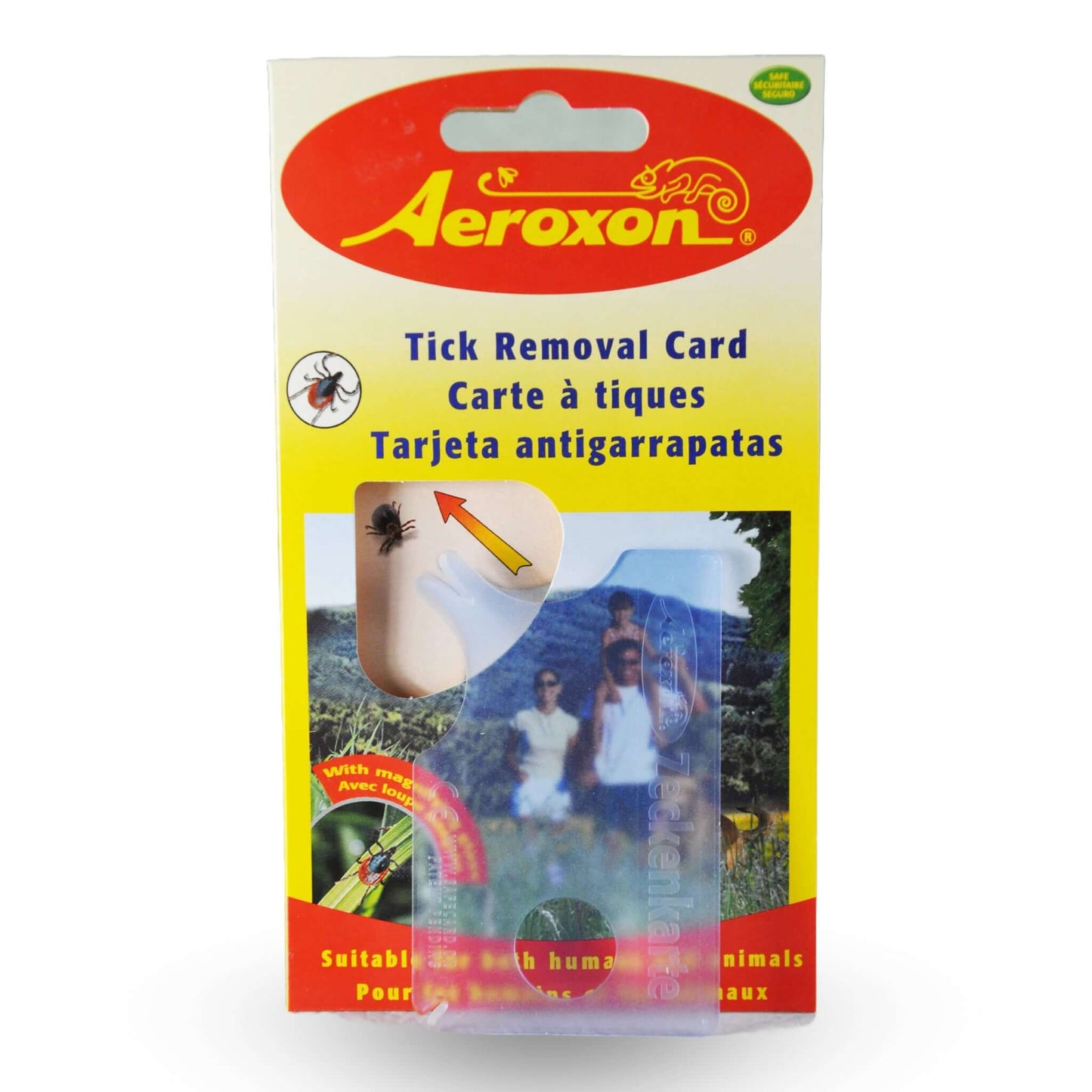 AEROXON Carte Enlève Tiques | Retrait Sécuritaire Humains & Animaux | L'exterminateur en ligne