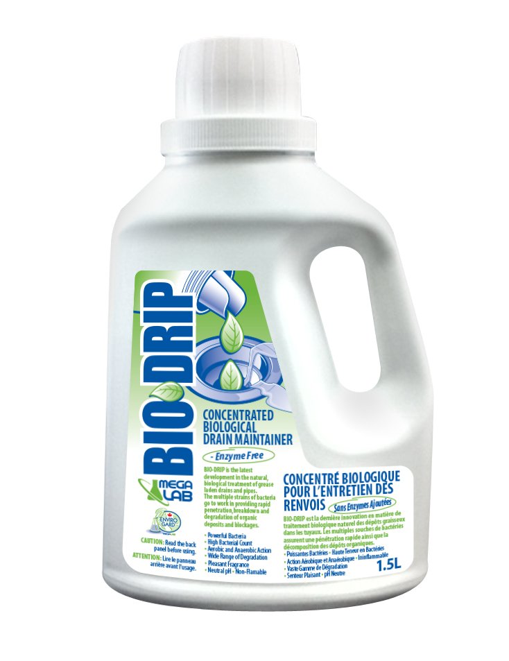 Traitement naturel et biologique des canalisations et siphon