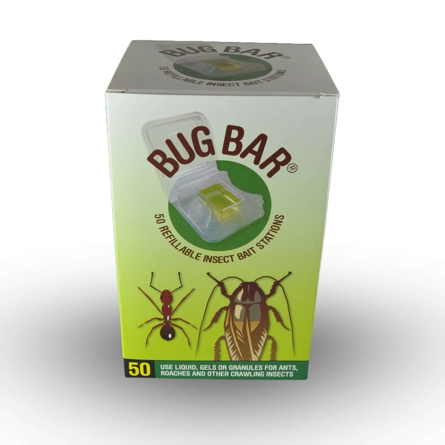 BUG BAR Station d'Appât Rechargeable | Fourmis et Cafards | L'exterminateur en ligne
