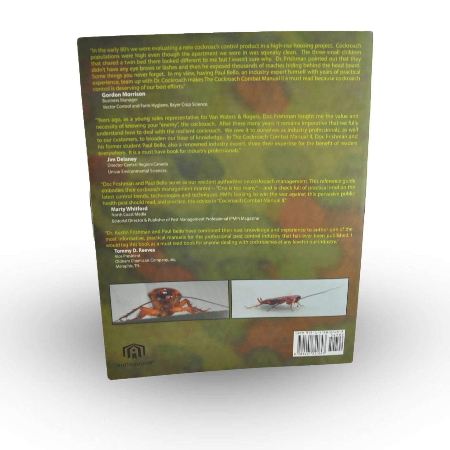 The Cockroach Combat Manual II, Livre sur les Coquerelles | L'exterminateur en ligne
