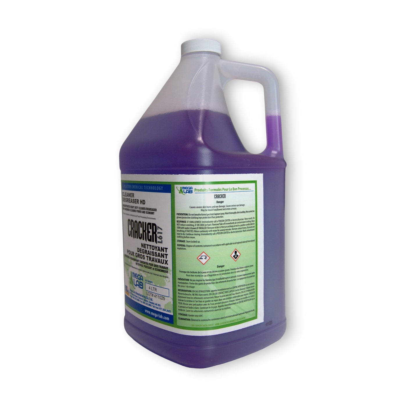 CRACKER – Industrial cleaner and degreaser for walls, floors and equipment