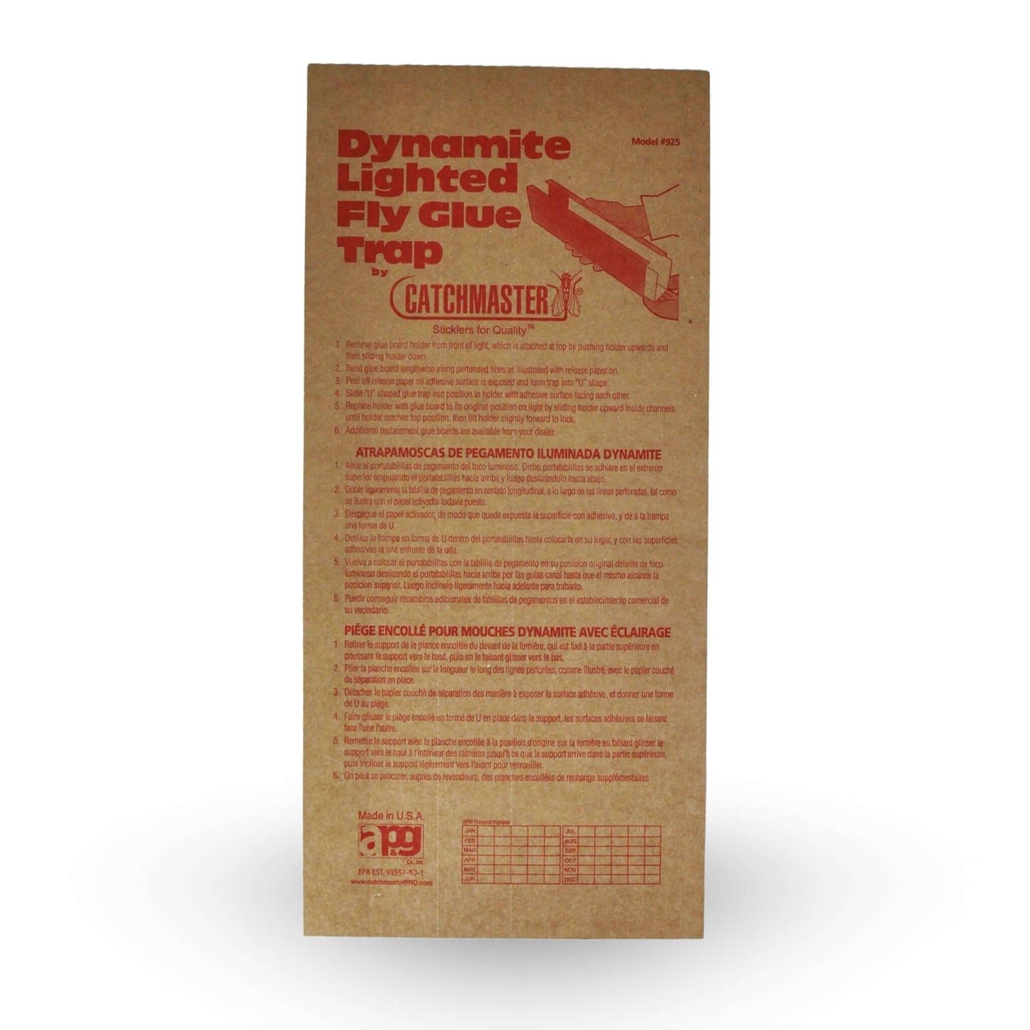CATCHMASTER 925, Piège Collant pour Piège Lumineux Envirolight Flylight JR | L'exterminateur en ligne