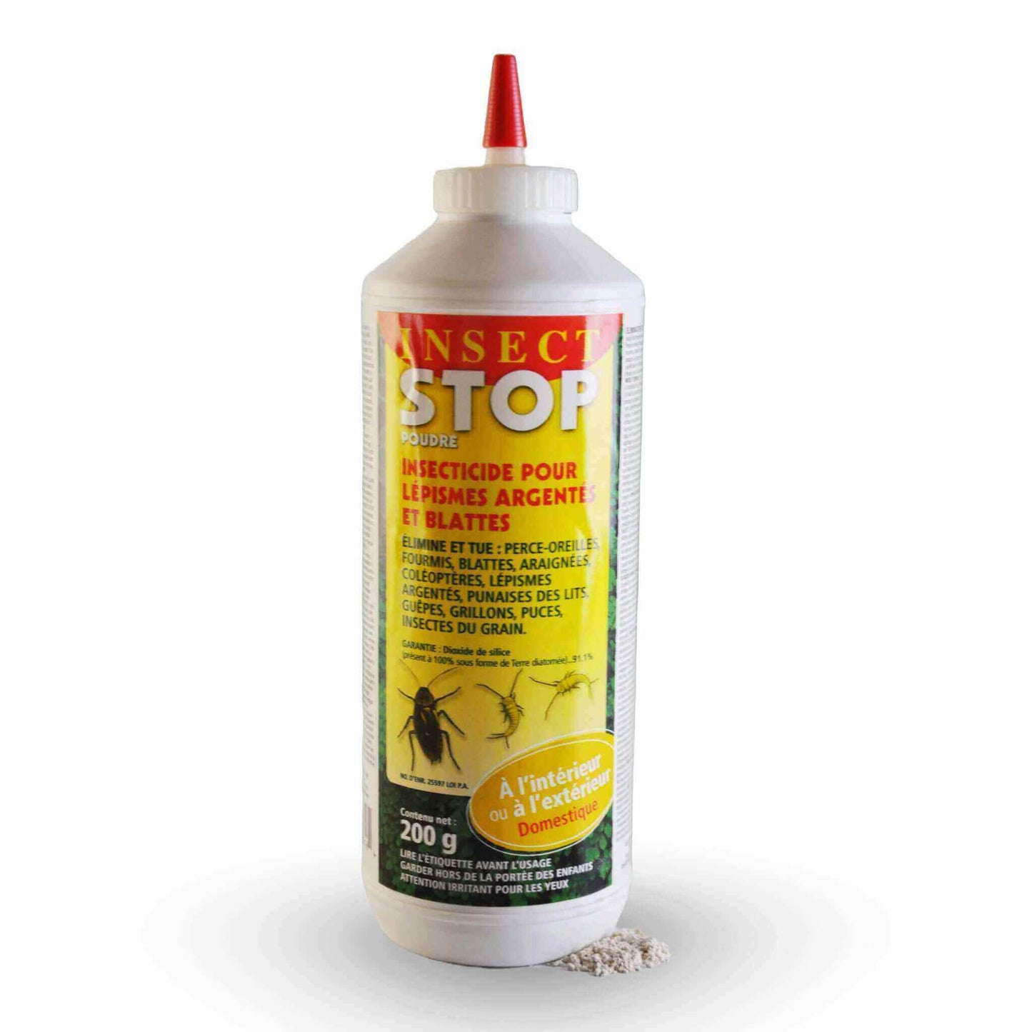 INSECT STOP, Terre de Diatomée 200g | L'exterminateur en ligne
