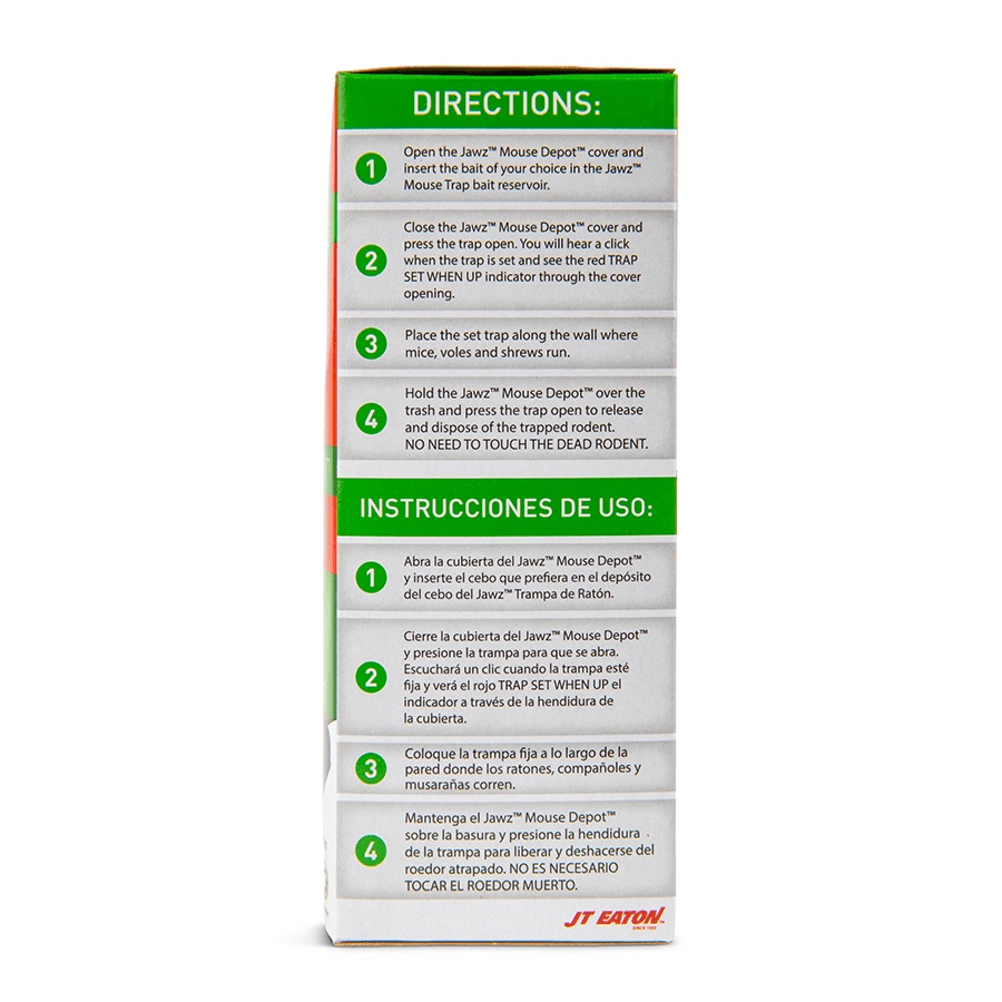 JT Eaton Jawz Mouse Depot Couverture pour Pièges à Souris | L'exterminateur en ligne