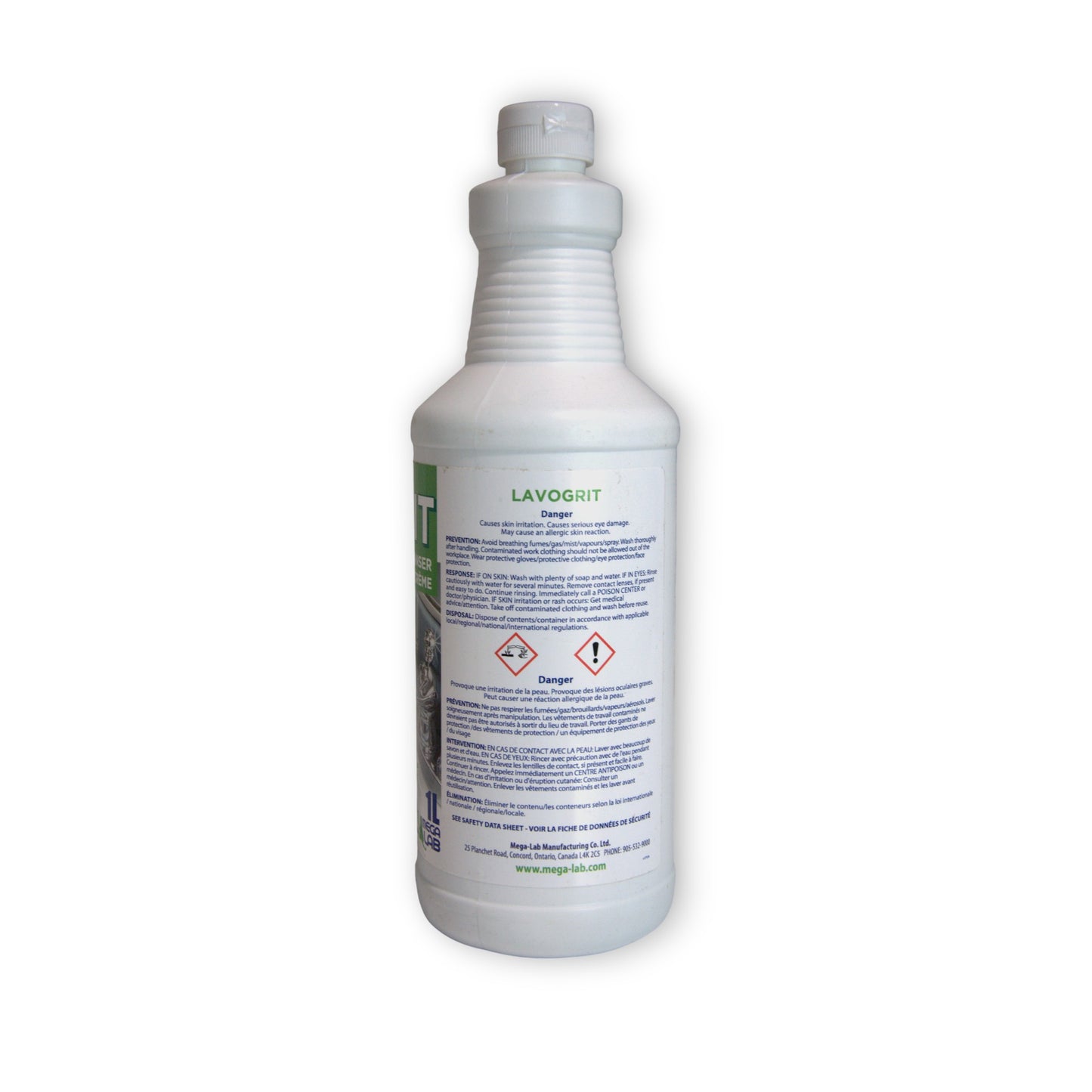 LAVOGRIT – Cleaning and polishing cream for hard surfaces, bacteriostatic and deodorizing