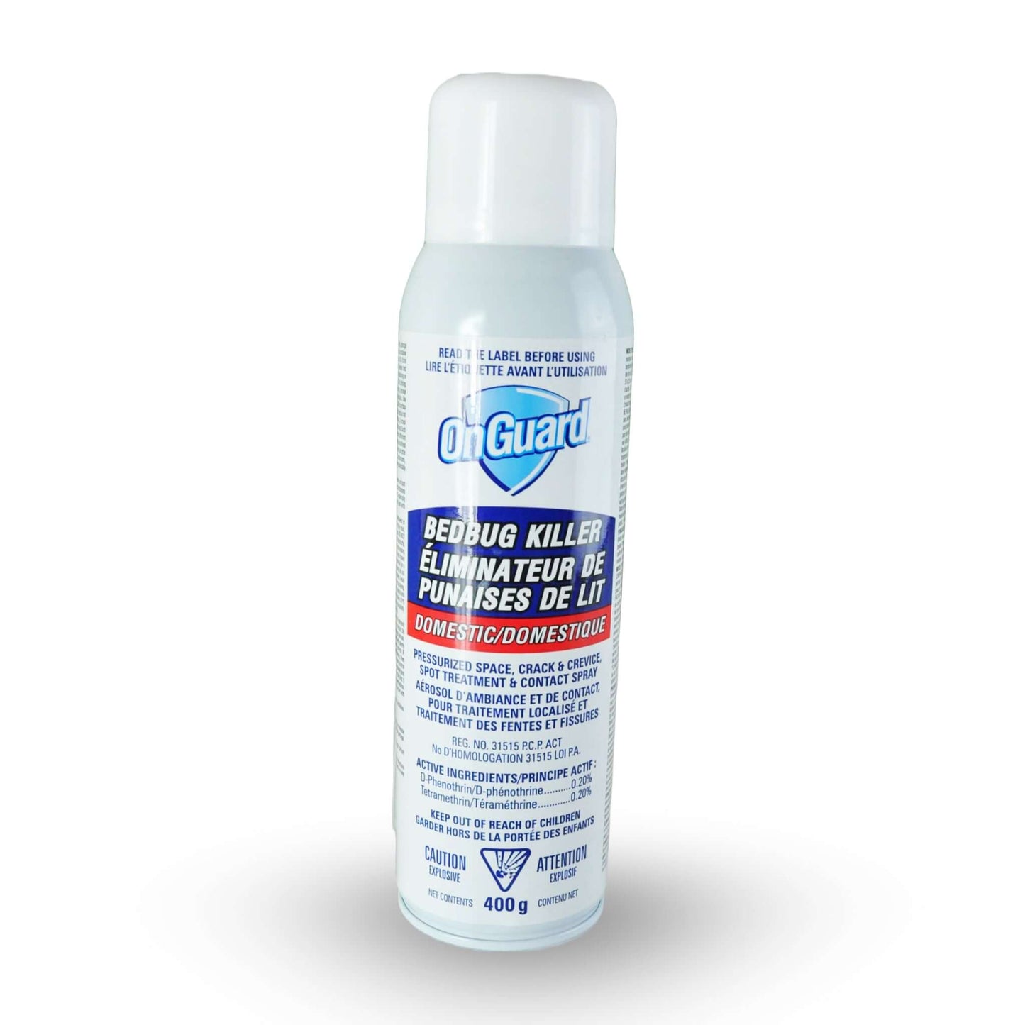 ONGUARD, Vaporisateur Éliminateur de Punaises de Lit 400g | L'exterminateur en ligne