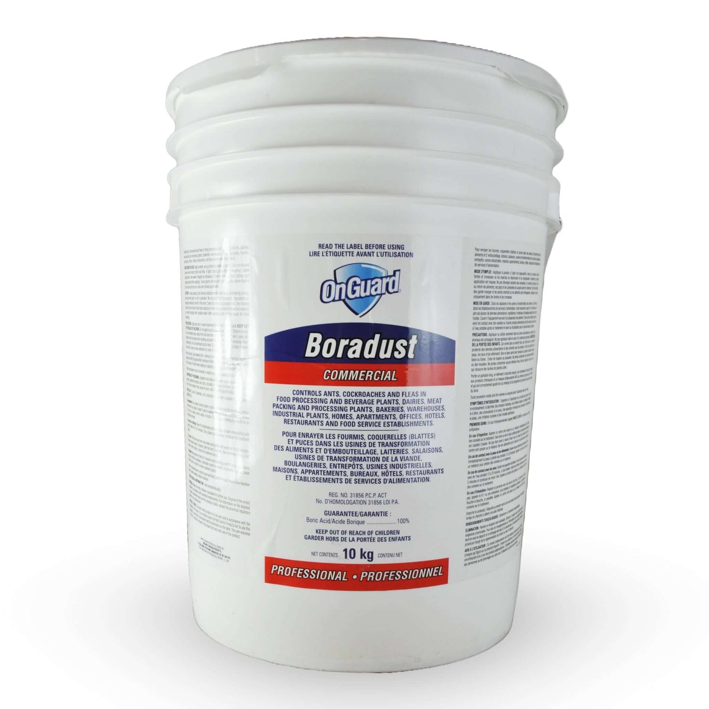 Boradust Onguard 10KG | Poudre Insecticide pour Fourmis, Cafards et Puces | L'exterminateur en ligne