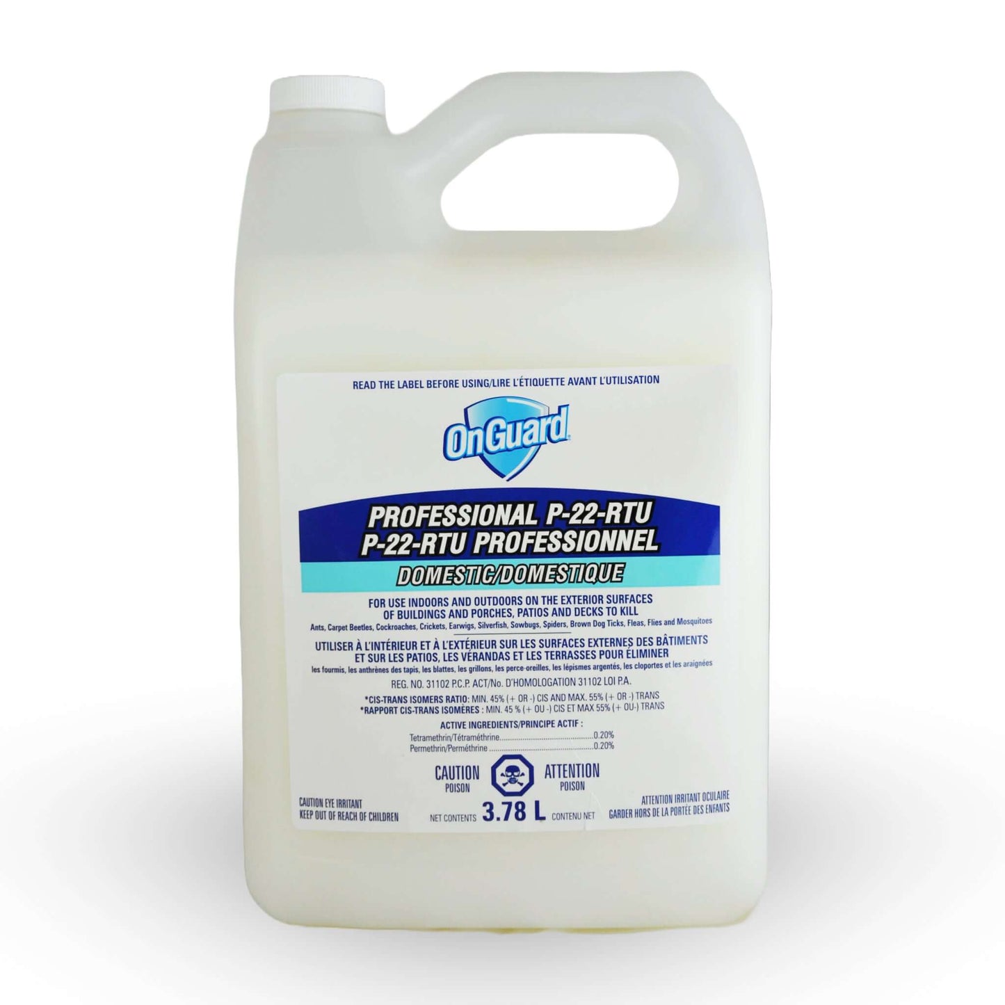 ONGUARD, Insecticide Résiduel Professionnel P-22 RTU | L'exterminateur en ligne