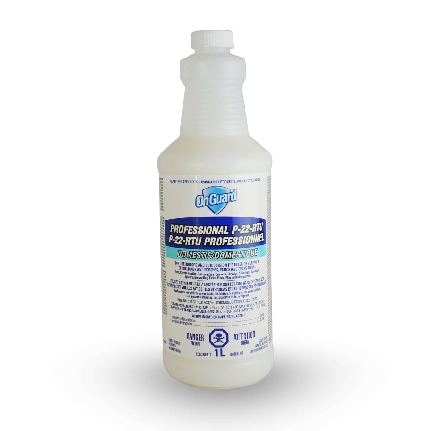 ONGUARD, Insecticide Résiduel Professionnel P-22 RTU | L'exterminateur en ligne