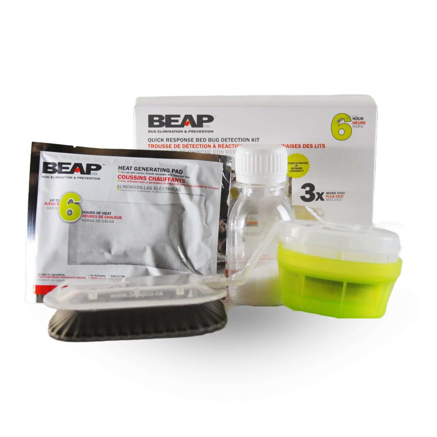 BEAPCO Kit Réponse Rapide 6h | Détection Express Punaises de Lit | L'exterminateur en ligne