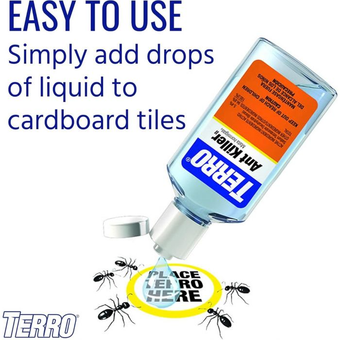 TERRO Liquid Carpenter Ant Bait 59.15 mL – Eliminates the entire colony