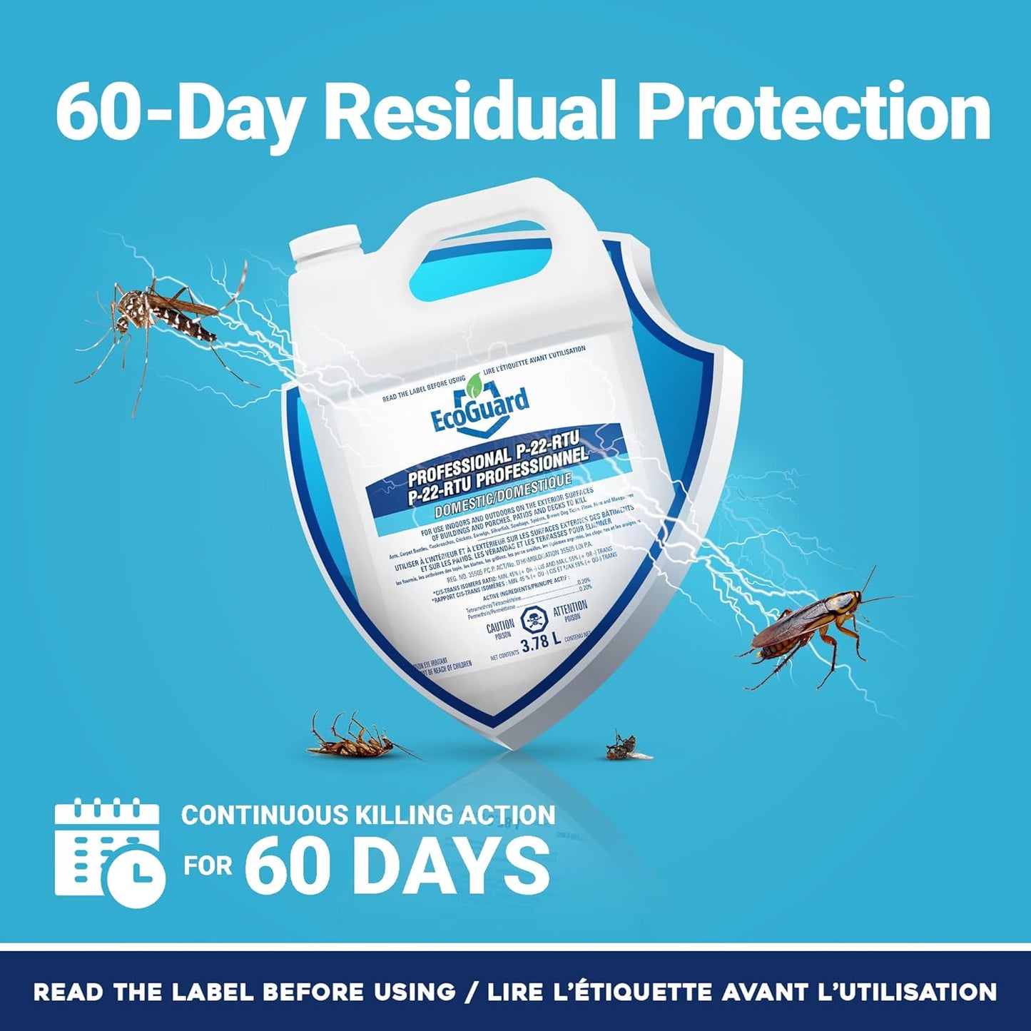 Professional Insecticide Kit – ECOGUARD P-22 Ecoguard + Evika 1.5L Sprayer