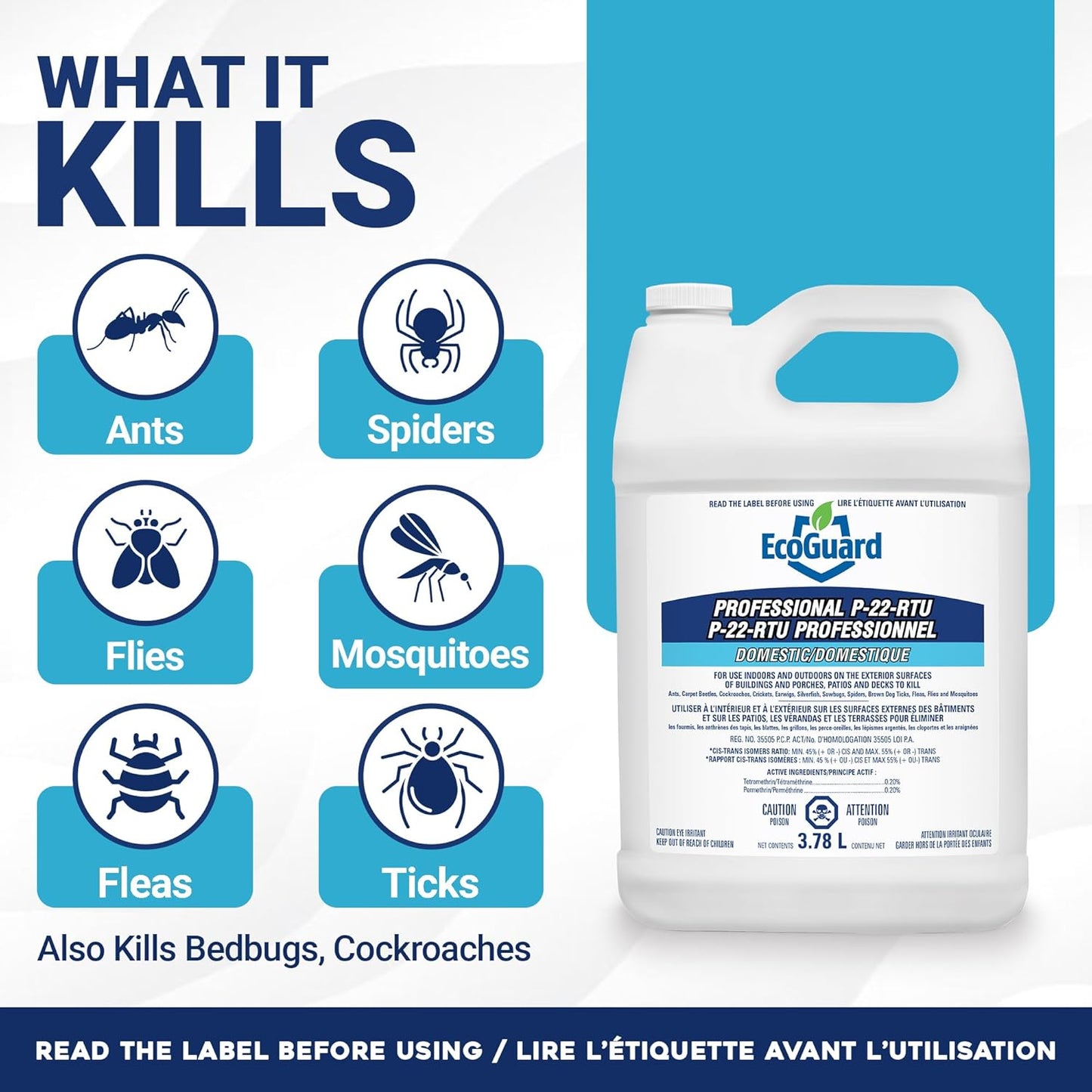 Professional Insecticide Kit – ECOGUARD P-22 Ecoguard + Evika 1.5L Sprayer