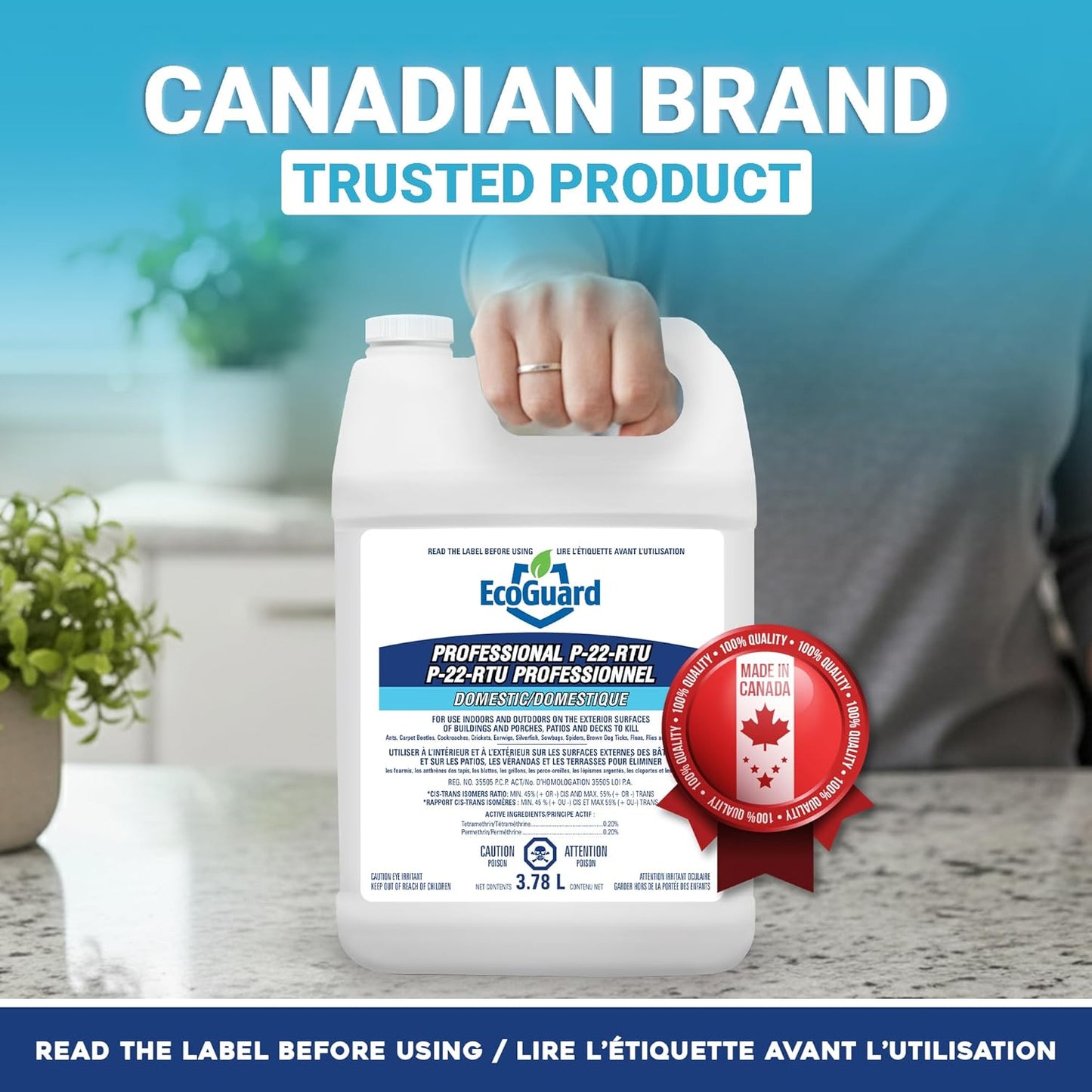 Professional Insecticide Kit – ECOGUARD P-22 Ecoguard + Evika 1.5L Sprayer