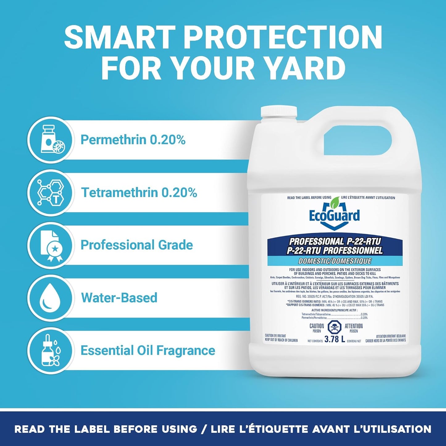 Professional Insecticide Kit – ECOGUARD P-22 Ecoguard + Evika 1.5L Sprayer