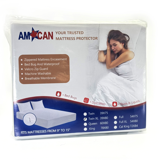 Bedbug Certified Zippered Mattress Encasements (9-15 inches thick)