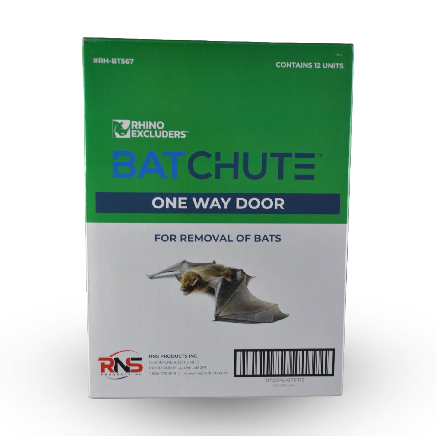 RHINO, BatChute One-Way Indoor Bat Door