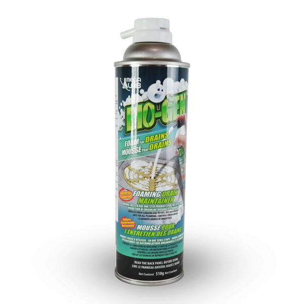 BIO-GEN Mousse Nettoyante Drain | Anti-Mouches et Odeurs Naturelles | L'exterminateur en ligne