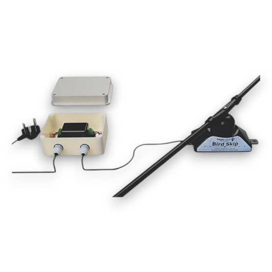 Bird Skip Plug In – Répulsif à oiseaux à moteur branché, 12 volts