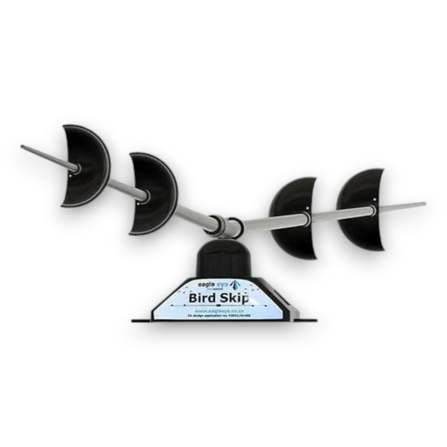 Bird Skip – Répulsif à oiseaux actionné par le vent, tiges télescopiques en fibre de verre