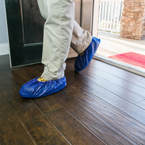 ShuBee Dark Blue Waterproof Shoe Covers - Box of 80