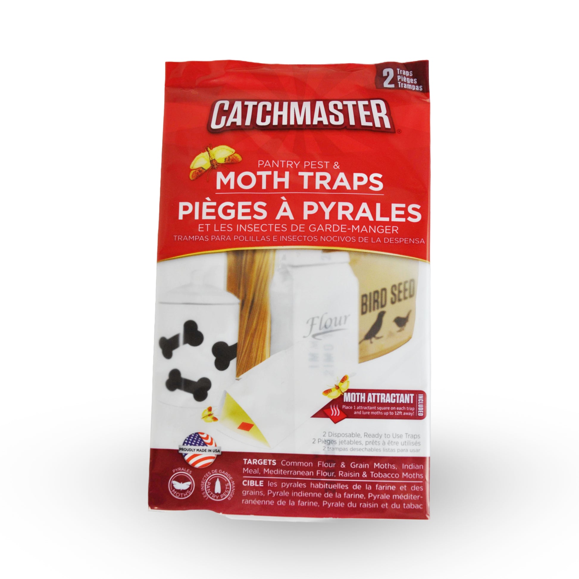 CATCHMASTER, Piège Collant contre Mites Alimentaires