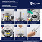 EXTERA Stainless Steel Pressure Sprayer | Chemical Resistant