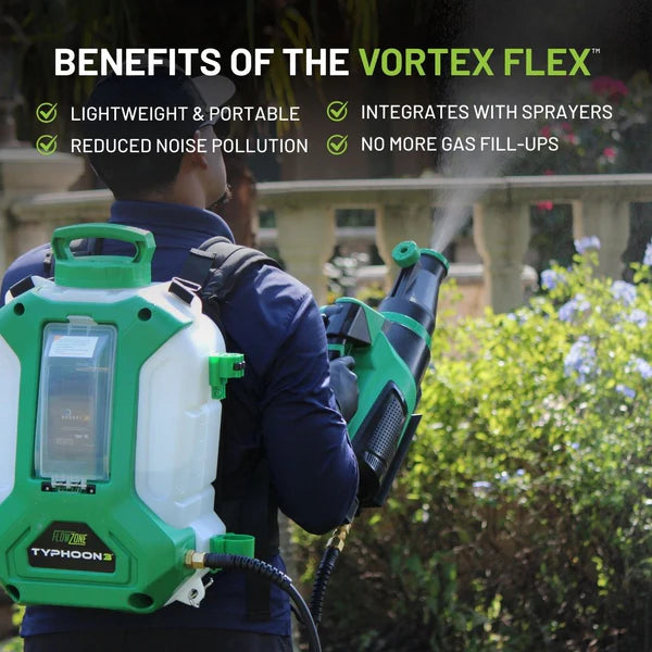 Souffleur de Brume Portatif Vortex Flex™ à Batterie Flowzone– Brumisateur Dorsal