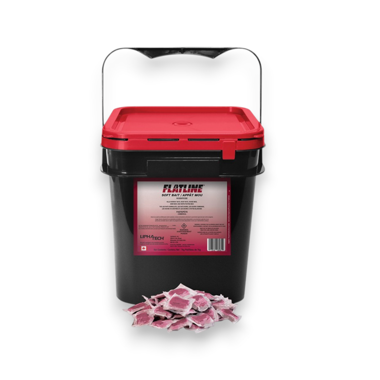 Flatline Soft Bait – First-generation anticoagulant rodenticide, for indoor and outdoor use