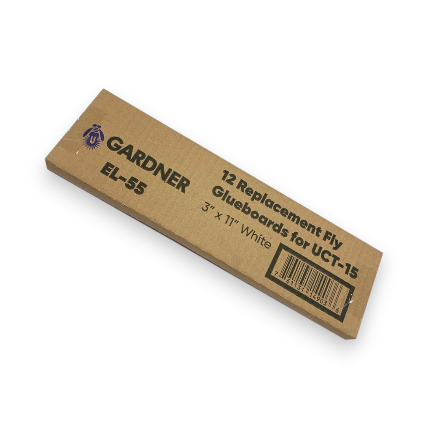 Gardner Glue Board EL-55 – Plaques de colle blanches 3" x 11", paquet de 12