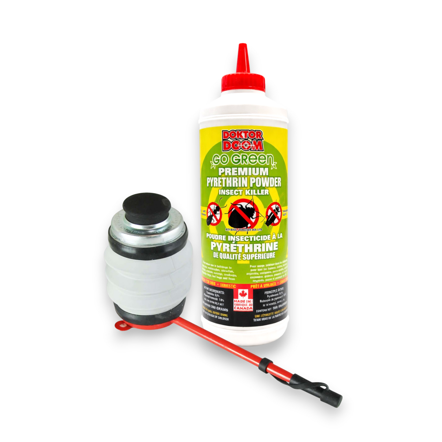 Doktor Doom Go Green Insecticide Powder Kit 350g + JT Eaton Powder Duster