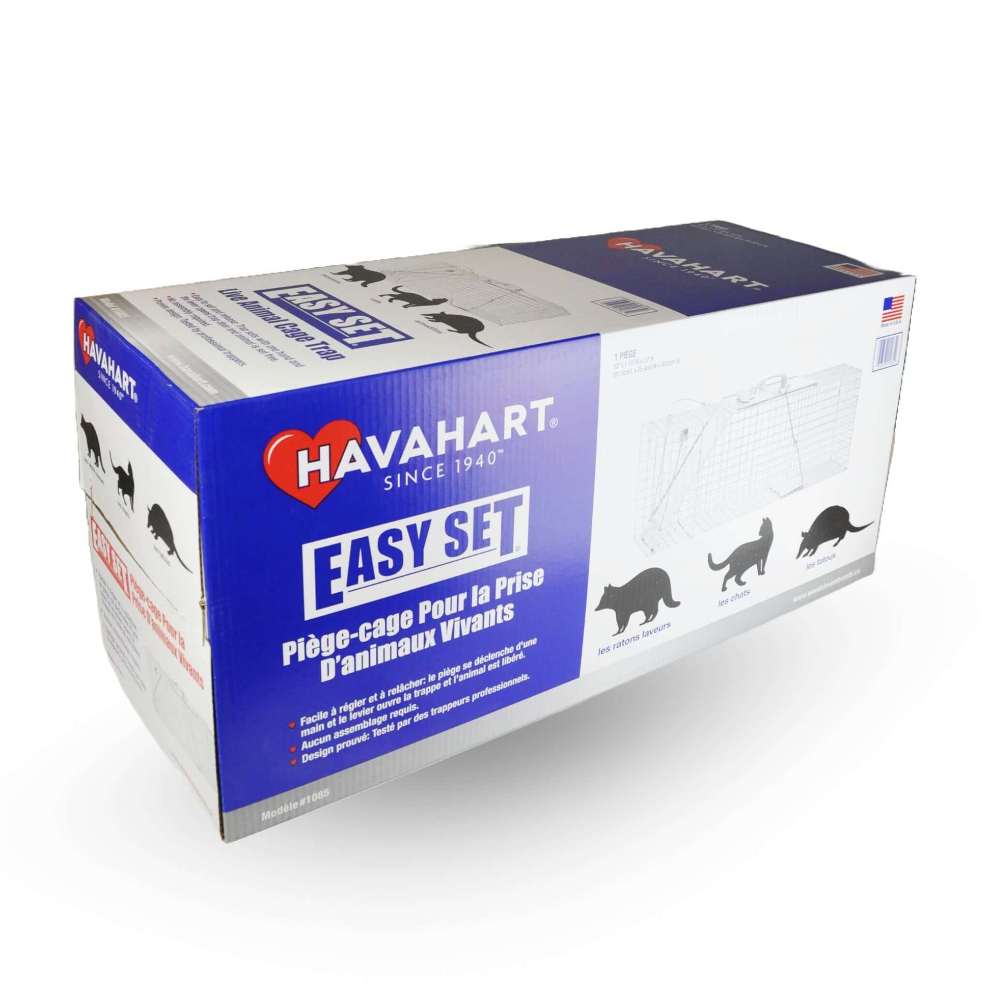 HAVAHART EASY SET, Piège pour Gros Animaux Sauvages 32''X10''X12'' | L'exterminateur en ligne