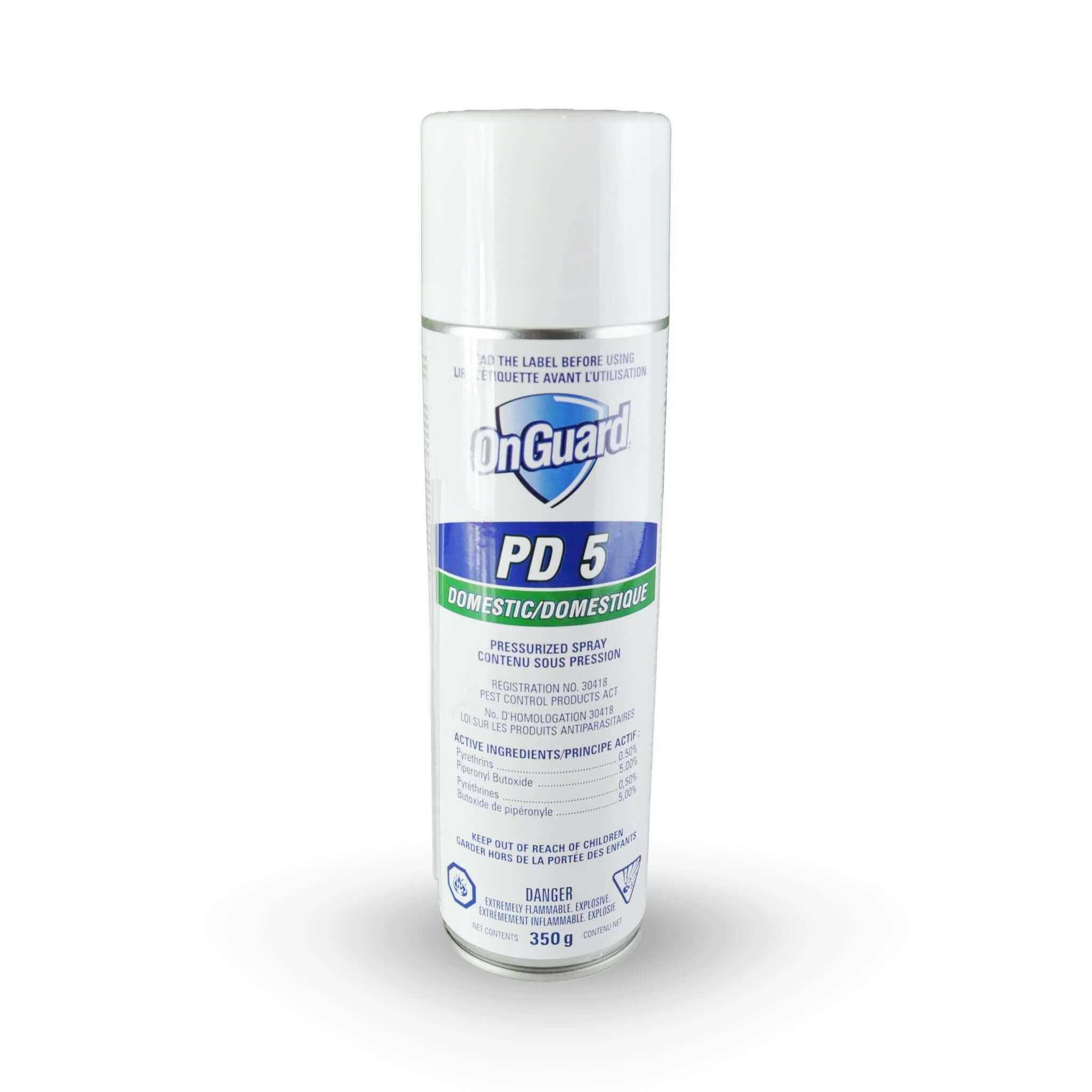 Guard Fly Insect ONGUARD PD 5, Domestic Pressurized Spray for Flying and Crawling ...