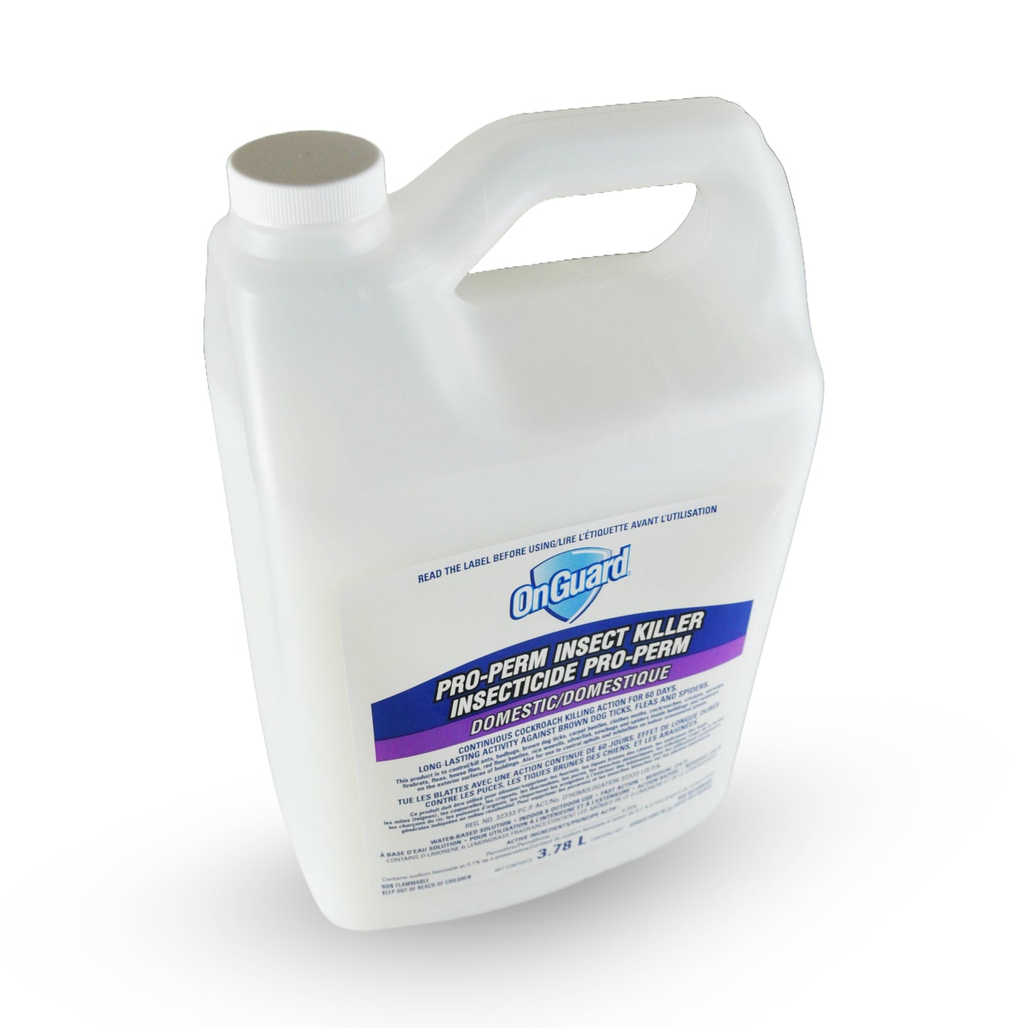 ONGUARD, Pro-Perm Domestique Produit Résiduel Coquerelles 3.78 L