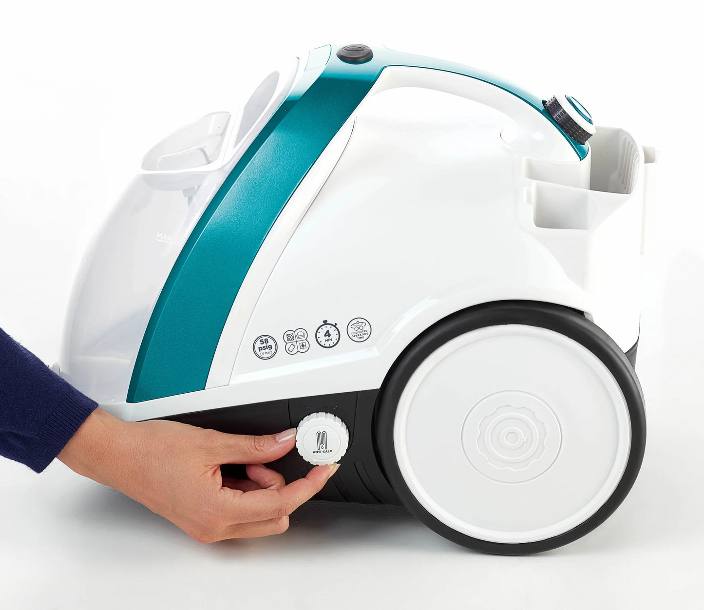 Polti Vaporetto Smart 100 – Nettoyeur vapeur haute pression avec 10 accessoires et autonomie illimitée