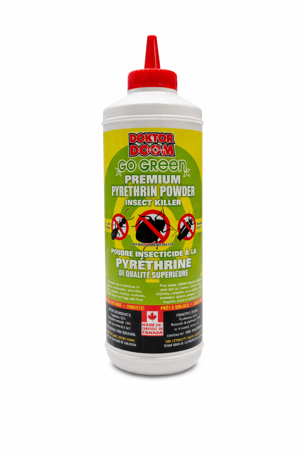 DOKTOR DOOM GO GREEN, Pyrethrin Powder 350 grams.