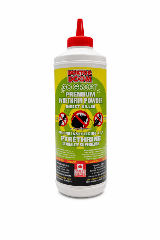 DOKTOR DOOM GO GREEN, Pyrethrin Powder 350 grams.