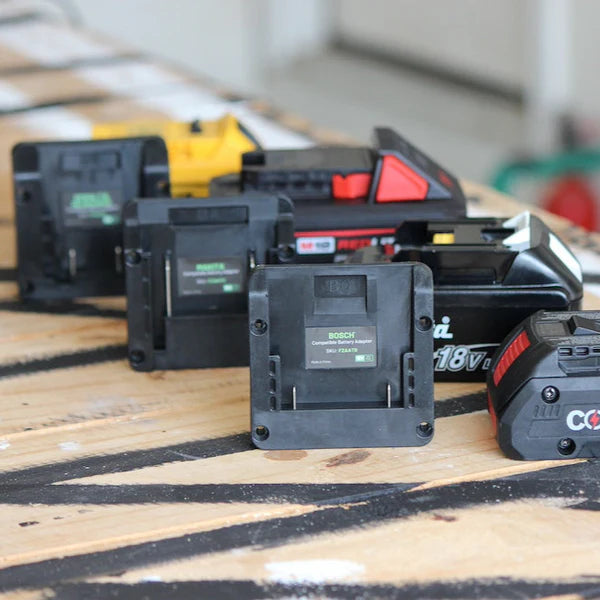FlowZone Milwaukee / DeWalt Battery Adapter and V3 Battery Cover – FZAAPE